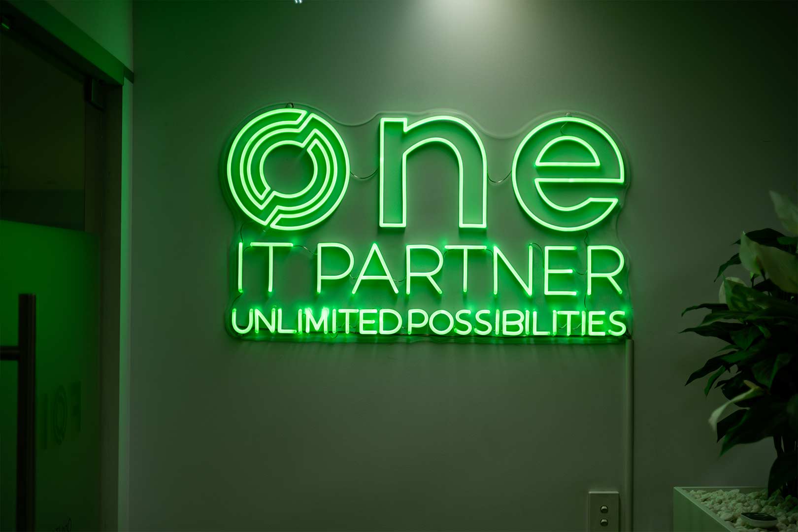 DLM IT Office Neon Sign